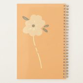 おもしろい顔 | 美しい花少女の写真名 プランナー手帳 (裏面)