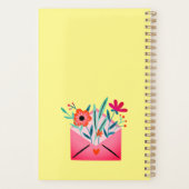 おもしろい顔 | 花とハート美少女 プランナー手帳 (裏面)