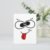 おもしろい顔- blah ポストカード (スタンド正面)