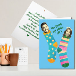 おもしろい顔 | Greeting Valentinesカード サンキューカード