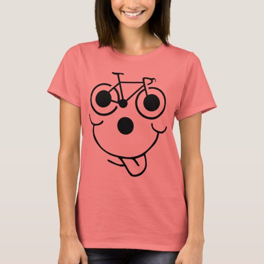 おもしろい顔 Tシャツ (正面)