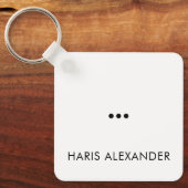 おもしろい顧客パーソナライズされた名 キーホルダー (正面)