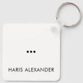 おもしろい顧客パーソナライズされた名 キーホルダー (裏面)