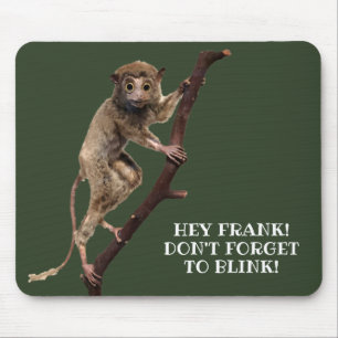 おもしろい風変わりTaxidermy Monkey Lemur Primate マウスパッド