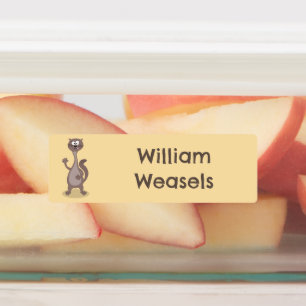 おもしろい風車パーソナライズされた ラベル