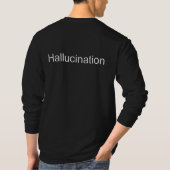 おもしろい飛んでいるソーサー国家 Tシャツ (裏面)