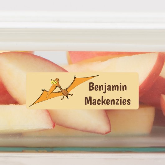 おもしろい飛んでいる劇パーソナライズされた画 ラベル (貼付)