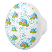 おもしろい飛んでいるUFO セラミックノブ (右)