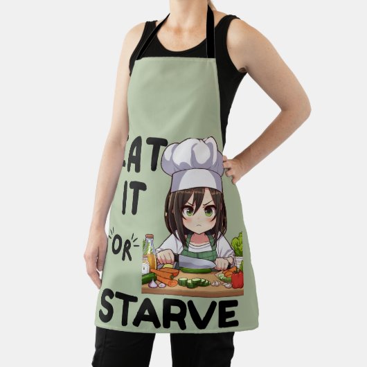 おもしろい食べか飢え エプロン (インサイチュ)