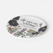 おもしろい食べウィッチのハロウィーン赤ちゃんシャワー ペーパープレート (アングル)