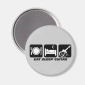 おもしろい食べス・ギター マグネット (正面/裏面)