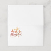 おもしろい食べドリンクと感謝の気持ち プレイスカード (外部開封)