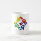 おもしろい食べ寝用Tシャツ コーヒーマグカップ (中央)