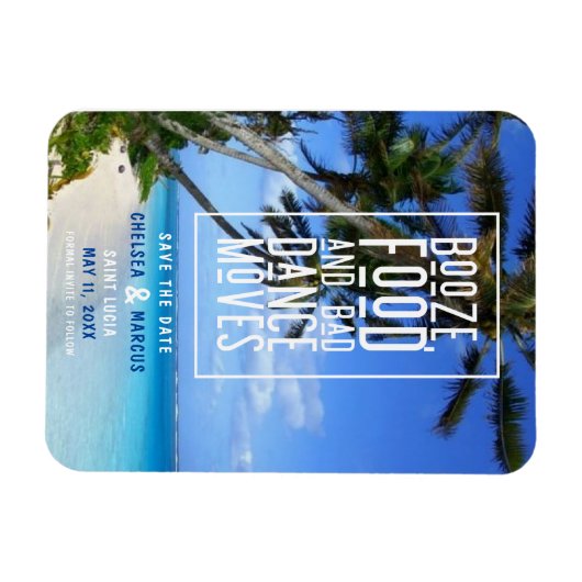 おもしろい食べ物の悪いダンス移動ビーチ救The D マグネット (横)