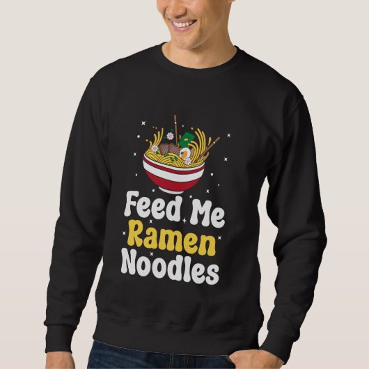 おもしろい食べ物を与え日本のラーメンMe Ramen スウェットシャツ (正面)