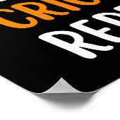 おもしろい食べSleep Cricket Repeat ポスター (角)