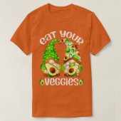 おもしろい食べVeggies Fresh Aluboado Tシャツ (デザイン正面)