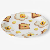 おもしろい食品テーマ紙プレート ペーパープレート (アングル)