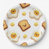おもしろい食品テーマ紙プレート ペーパープレート (正面)