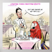 おもしろい食素晴らしポスター ポスター (正面)