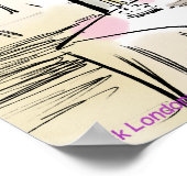 おもしろい食素晴らしポスター ポスター (角)