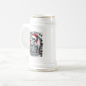 おもしろい飲メリーの骸骨 ビールジョッキ (正面左)