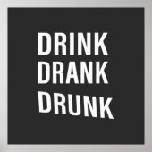 おもしろい飲酒格言 ポスター (正面)