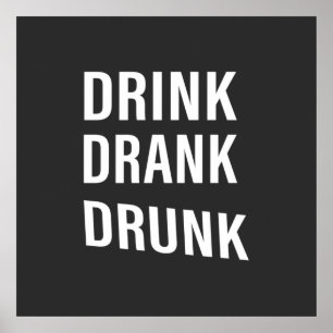 おもしろい飲酒格言 ポスター