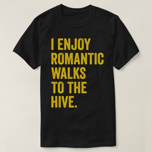 おもしろい養蜂の巣 Tシャツ (デザイン正面)