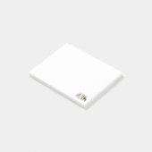 おもしろい馬のイースターおめでとう農場の動物かわいいウサギ馬 ポストイット (アングル)