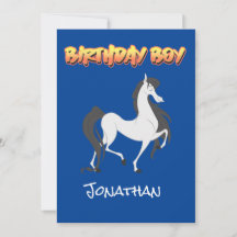 おもしろい馬の誕生日パーティー