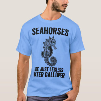 おもしろい馬は無脚の水ギャロパーだ Tシャツ