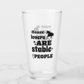 おもしろい馬好きワードアート タンブラーグラス (裏面)