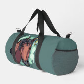 おもしろい馬 ダッフルバッグ (右コーナー)