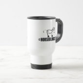 おもしろい馬 トラベルマグ (正面右)