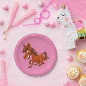 おもしろい馬 ペーパープレート (パーティー)