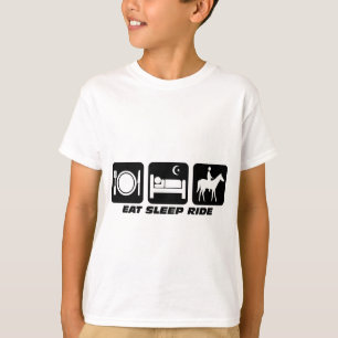 おもしろい馬 Tシャツ