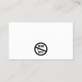 おもしろい駐車違反のメモ 名刺 (裏面)