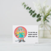 おもしろい駐車違反のメモ 名刺 (スタンド正面)