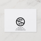 おもしろい駐車違反のメモ 名刺 (裏面)