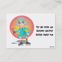 おもしろい駐車違反のメモ 名刺