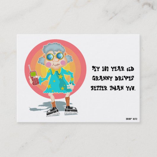 おもしろい駐車違反のメモ 名刺 (正面)