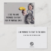 おもしろい駐車違反のメモ 名刺 (正面/裏面)