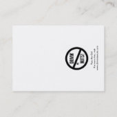 おもしろい駐車違反のメモ 名刺 (裏面)