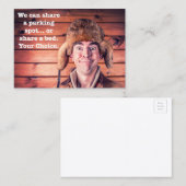 おもしろい駐車違反のメモ 名刺 (正面/裏面)