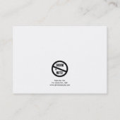 おもしろい駐車違反のメモ 名刺 (裏面)