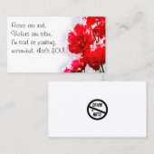 おもしろい駐車違反のメモ 名刺 (正面/裏面)