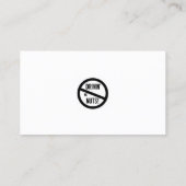 おもしろい駐車違反のメモ 名刺 (裏面)