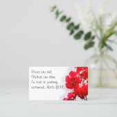 おもしろい駐車違反のメモ 名刺 (スタンド正面)