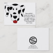 おもしろい駐車違反のメモ 名刺 (正面/裏面)